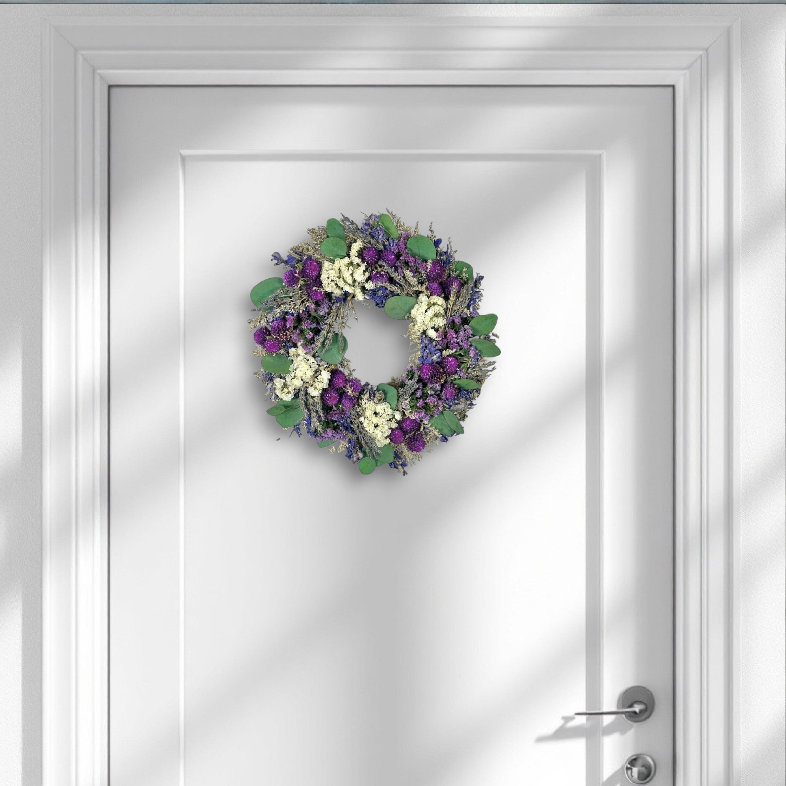 10" Lavender in the Mist Wreath