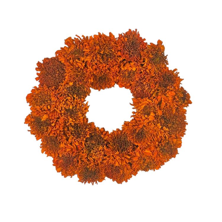 10” Marigold Wreath