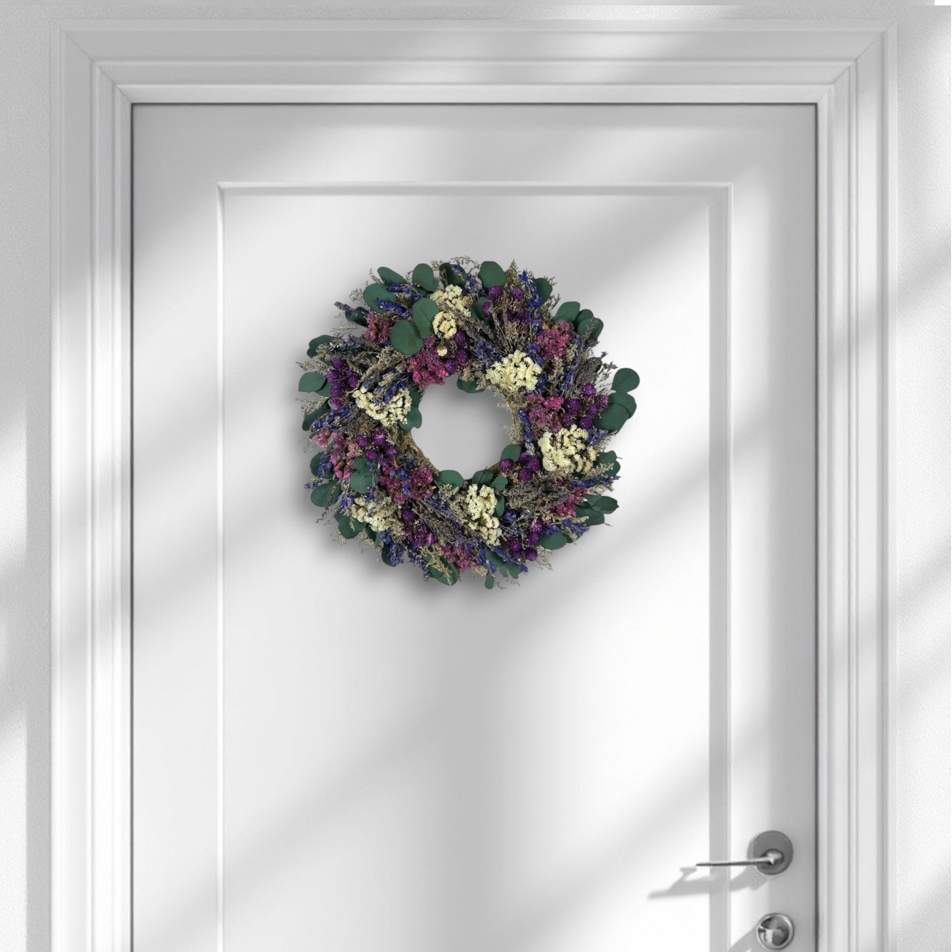 16" Lavender in the Mist Wreath