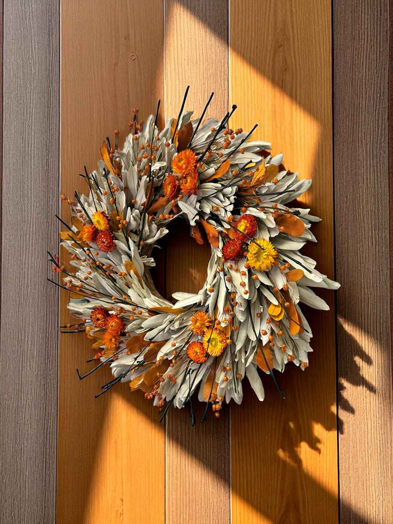 18" Autumn Moon Wreath