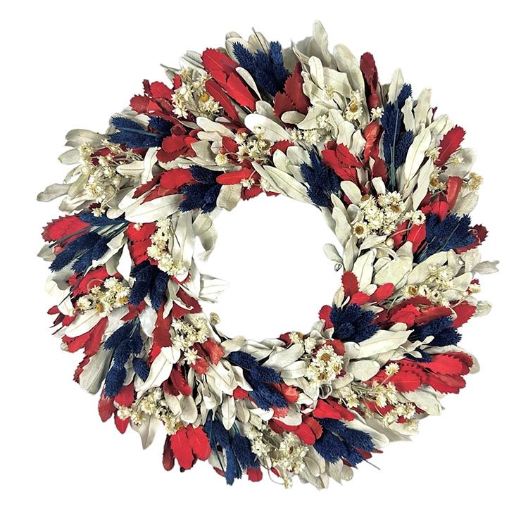 22" Americana Garden Wreath