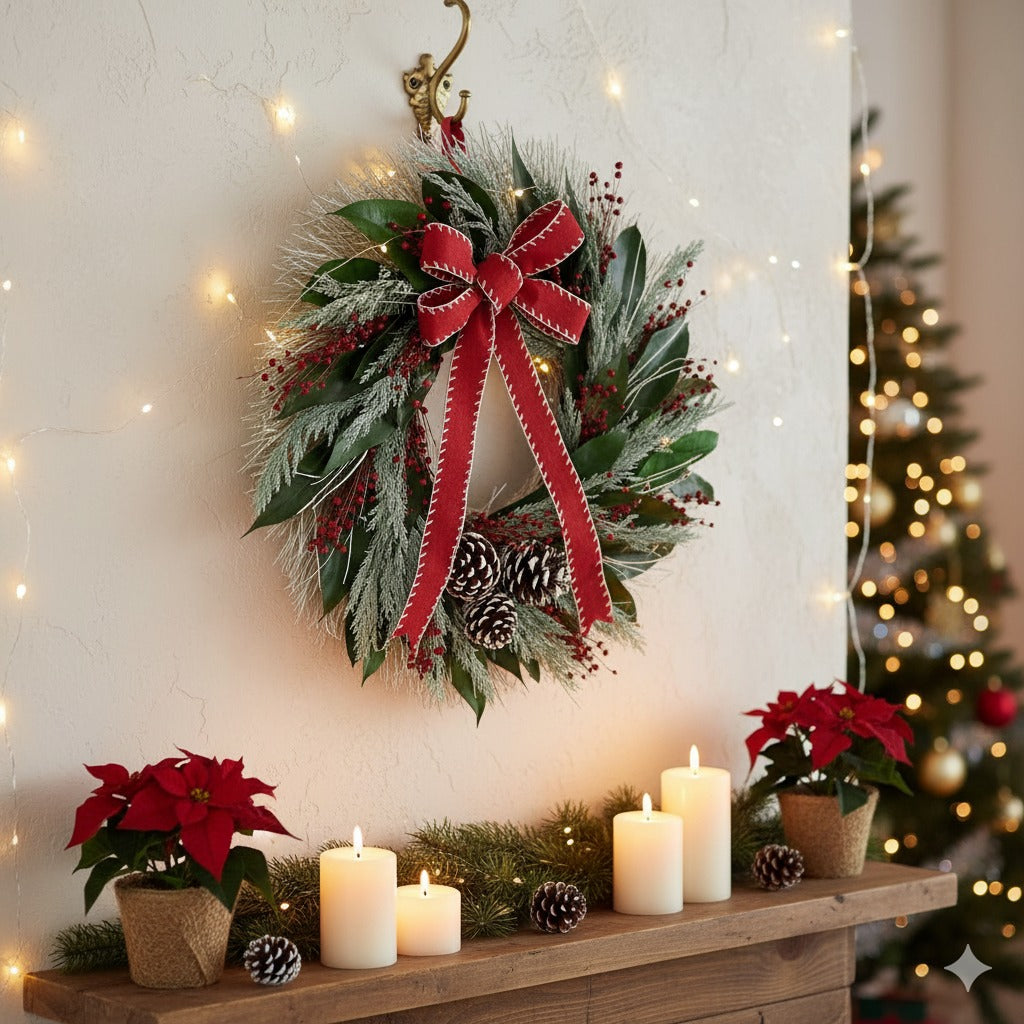 22" Noel Holiday Wreath