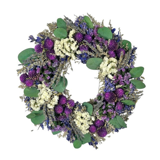 10" Lavender in the Mist Wreath