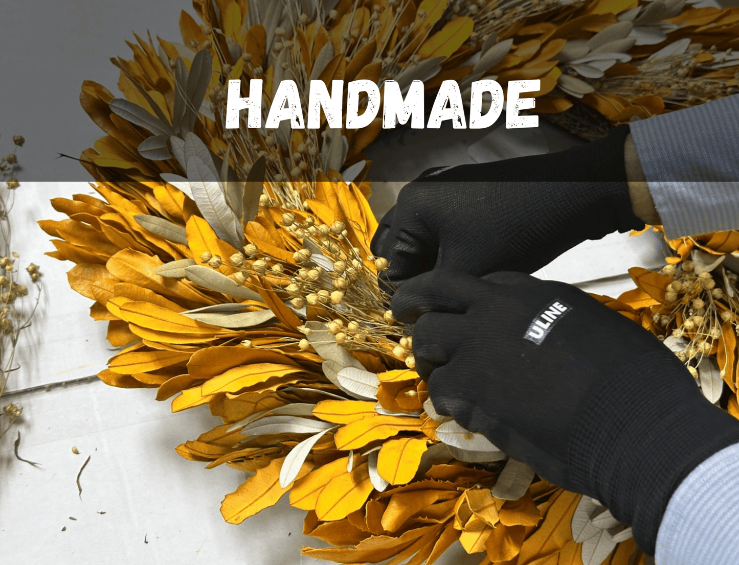 18" Italian Creme Wreath - Floral Treasure182124 - R