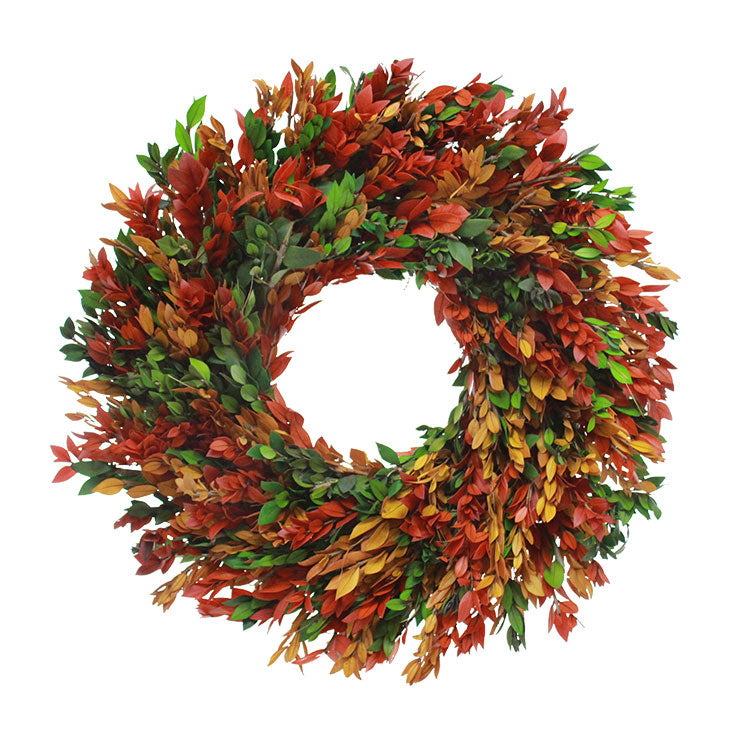 18" Shades of Autumn Wreath