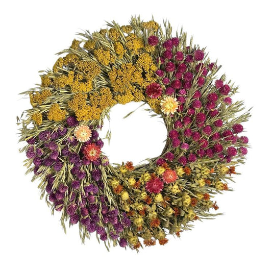 18" Fleur Garden Wreath