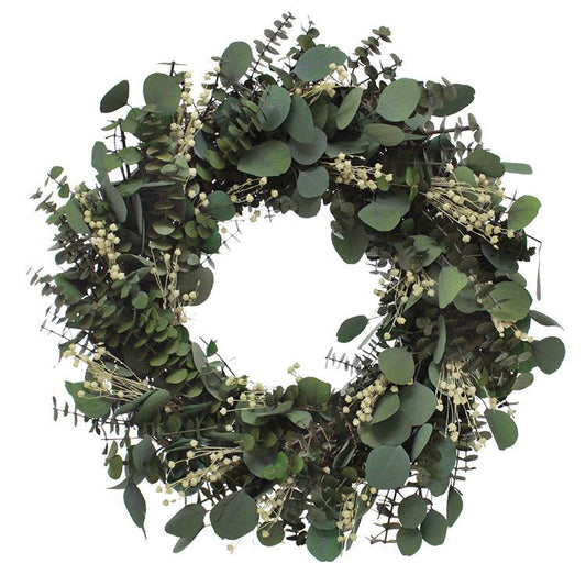 22" Italian Creme Wreath - Floral Treasure222124 - R