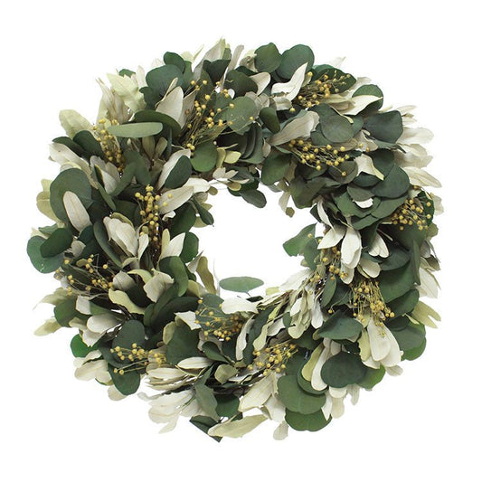 22" Timeless Greenery Wreath - Floral Treasure223273 - R