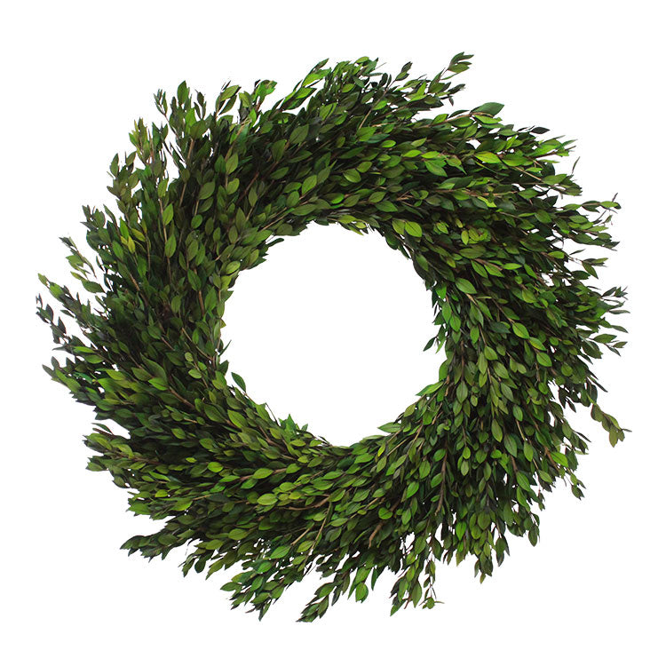 22" Green Myrtle Wreath