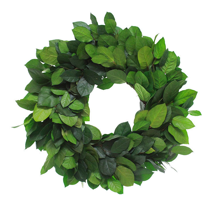 22" Emerald Green Salal Wreath