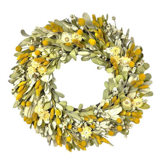 22" Sunny Garden Wreath
