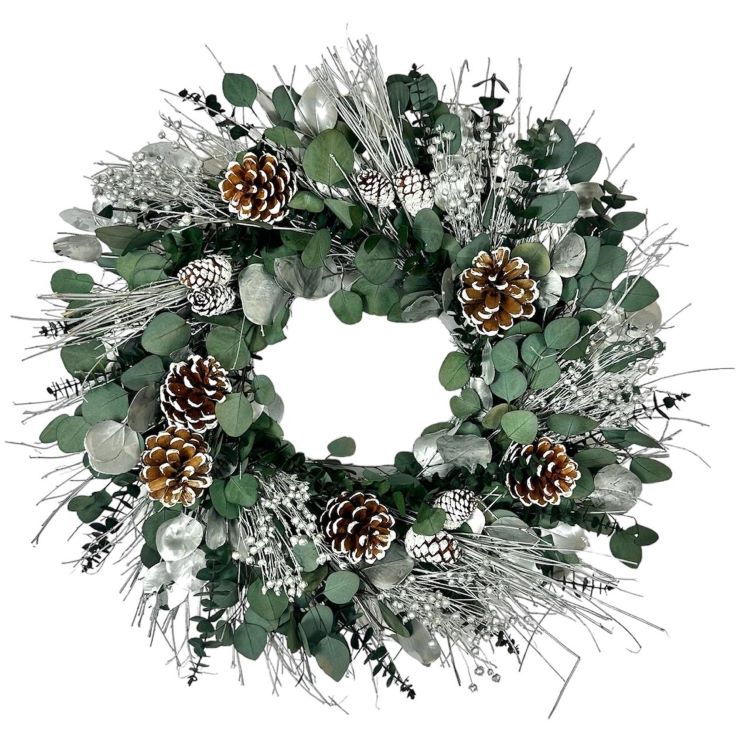 22" Silver Moonlight Wreath