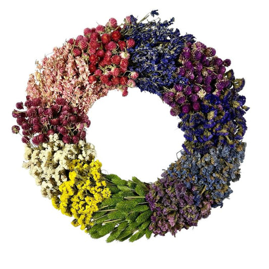 22" Over the Rainbow Wreath