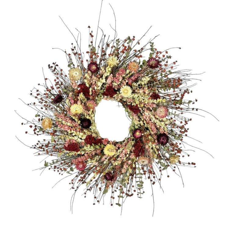 22" Strawberry Hill Wreath