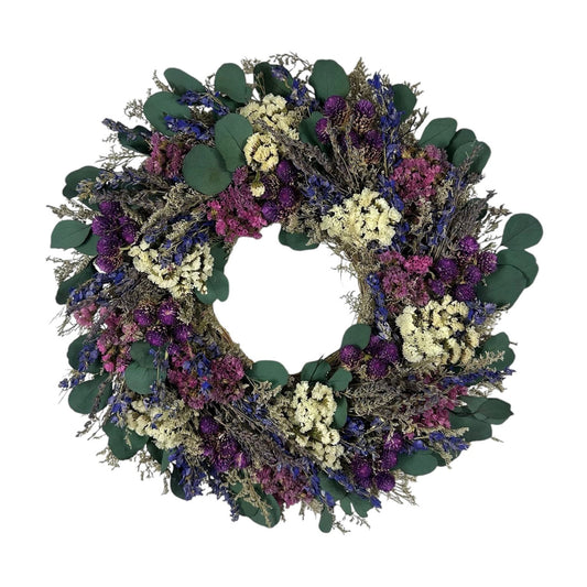 16" Lavender in the Mist Wreath